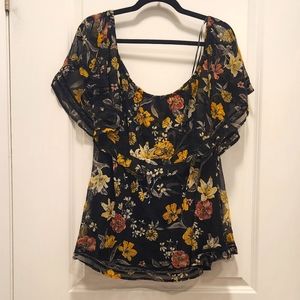 Plus Size Off the Shoulder Blouse